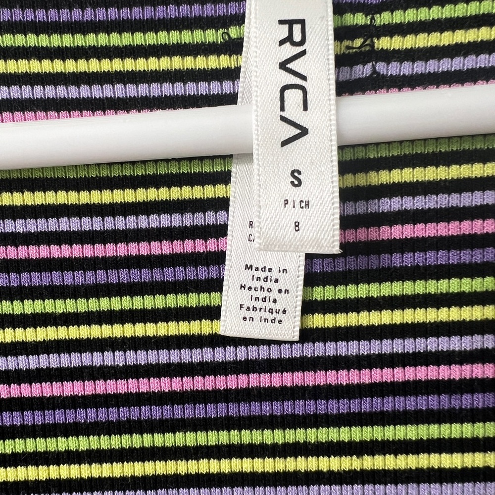 RVCA Women's Partition Mini Rib Knit Dress NWT size small - Picture 9 of 9